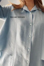 شومیز مانتویی کتان-5