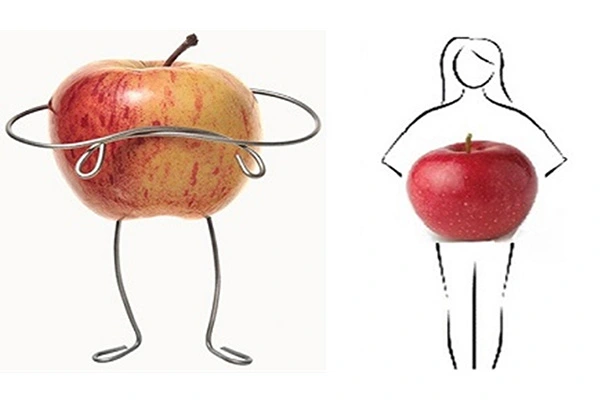فرم بدن سیبی شکل