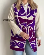 مانتو کتی بخارادوزی Neleen (بنفش)10