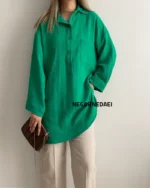 شومیز مانتویی comfy ( سبز )