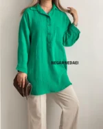 شومیز مانتویی comfy ( سبز )