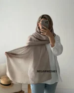 شال خالدار نسکافه ایی