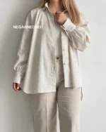 شومیز لینن نچرال‎ - Image 3