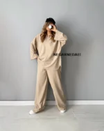 ست بلوز و شلوار polo ( کرم ) - Image 2