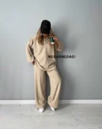 ست بلوز و شلوار polo ( کرم ) - Image 3