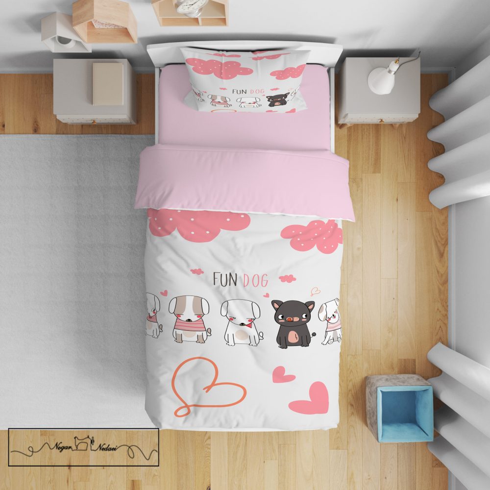 روتختی کودک طرح dog design کد 240000 - Image 1