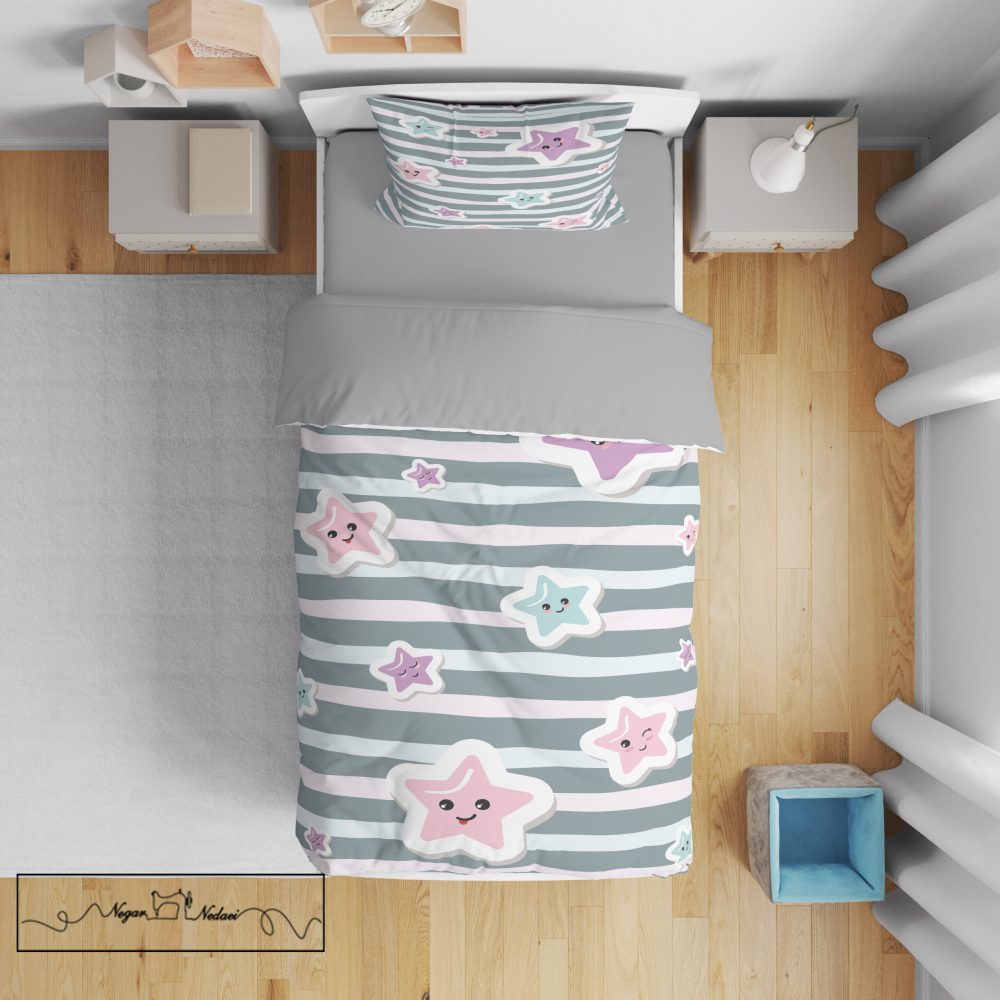 روتختی کودک طرح star کد 120000 - Image 1