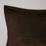 روتختی مینیمال مخمل طرح لوزی قهوه ای تیره کد 101200 - Image 3