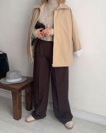 ترنچ کت Fly کرم (قد کوتاه) - Image 6