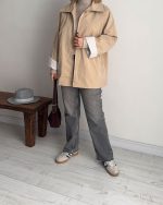 ترنچ کت Fly کرم (قد کوتاه) - Image 3