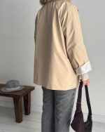 ترنچ کت Fly کرم (قد کوتاه) - Image 4