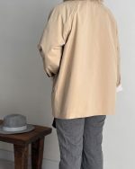 ترنچ کت Fly کرم (قد کوتاه) - Image 5