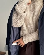 ترنچ کت Fly سرمه ای (قد کوتاه) - Image 4