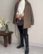 پالتوجناغی Cocoa قد کوتاه (نسکافه ای) - Image 3