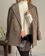 پالتوجناغی Cocoa قد کوتاه (نسکافه ای)