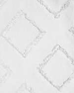 سرویس روتختی کاوری مینیمال طرح برجسته لوزی (سفید) - Image 2