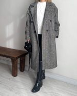 پالتوجناغی Cocoa قد بلند (سفیدمشکی) - Image 5