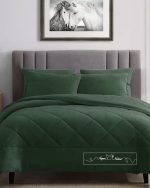 روتختی مینیمال کتان مخمل طرح لوزی - Image 6