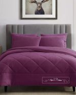 روتختی مینیمال کتان مخمل طرح لوزی - Image 12