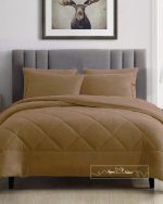 روتختی مینیمال کتان مخمل طرح لوزی - Image 9