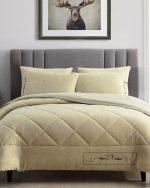 روتختی مینیمال کتان مخمل طرح لوزی - Image 3