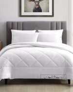 روتختی مینیمال کتان مخمل طرح لوزی - Image 4