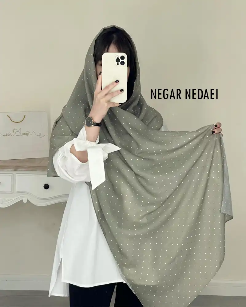 شال-خالدار-سبز__