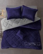 روتختی مینیمال مخمل طرح لوزی - Image 5