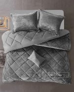 روتختی مینیمال مخمل طرح لوزی