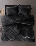 روتختی مینیمال مخمل طرح لوزی - Image 9