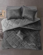 روتختی مینیمال مخمل طرح لوزی - Image 12