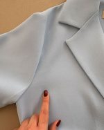 کت کرپ Royal (آبی) (اوتلت) - Image 2