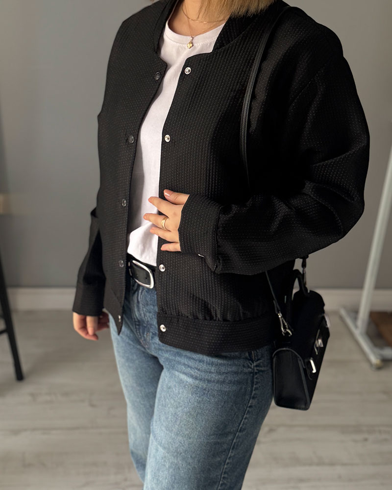 06 جکت dotty (مشکی) - Image 1