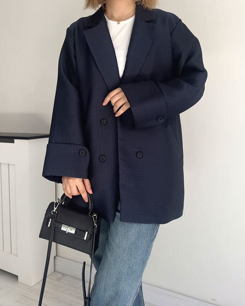 11 مانتو piko (سرمه ای) - Image 1