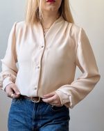 شومیز Lady (کرم) - Image 4