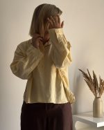 شومیز لینن Lemon - Image 3